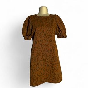 Universal Thread Tan Leopard Print Mini Dress
